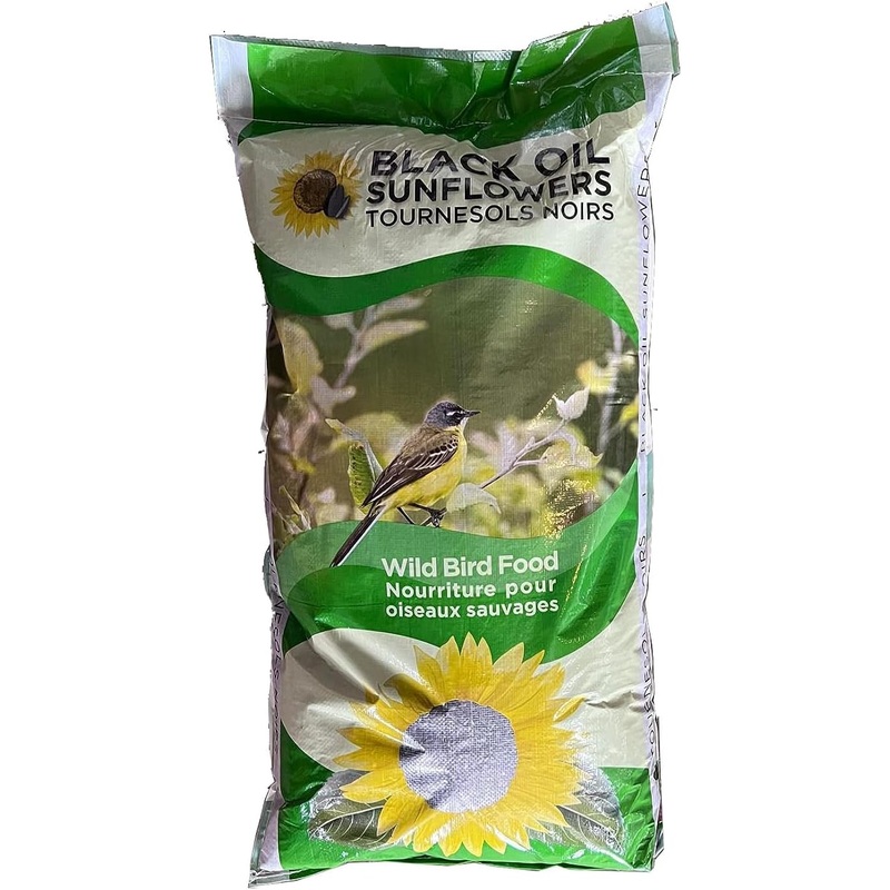 English Creek Supply High Quality Black Oil Sunflower Seeds (Packaging May Vary) 25 Lb Bag