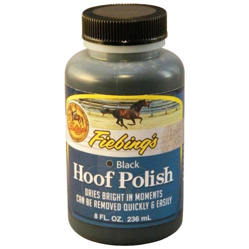 FIEBING’S HOOF POLISH 8 OZ BLACK
