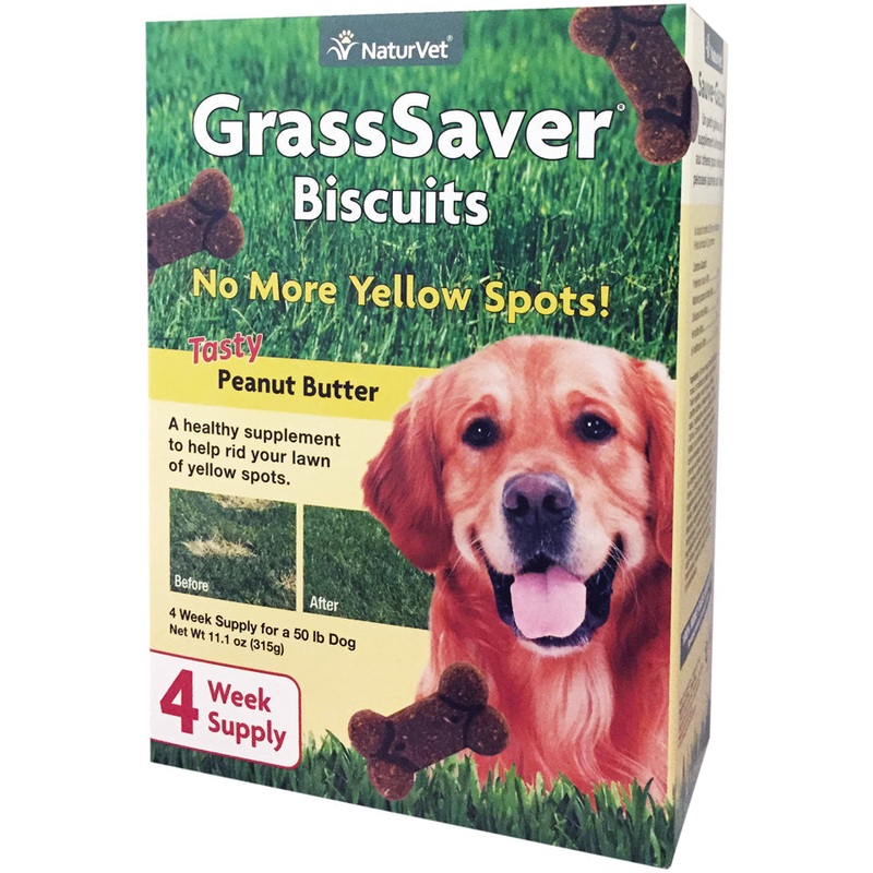 NaturVet GrassSaver Biscuits Tasty Peanut Butter 11.1-oz