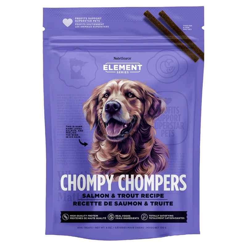 Nutrisource Salmon & Trout Chompy Chompers 6oz
