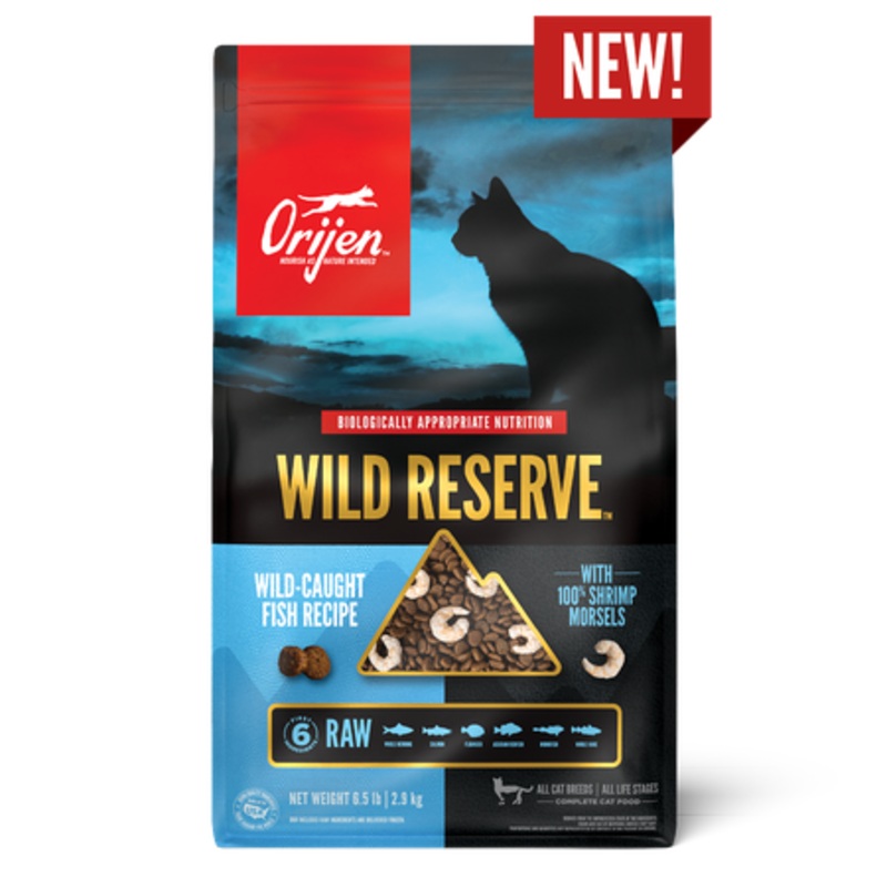 Orijen WILD RESERVE, Wild-Caught Fish Recipe Cat Food – 6.5lb