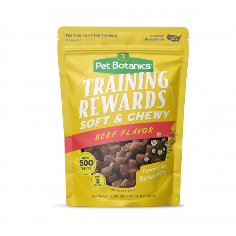 Pet Botanics Training Rewards Soft & Chewy Beef Dog Treats