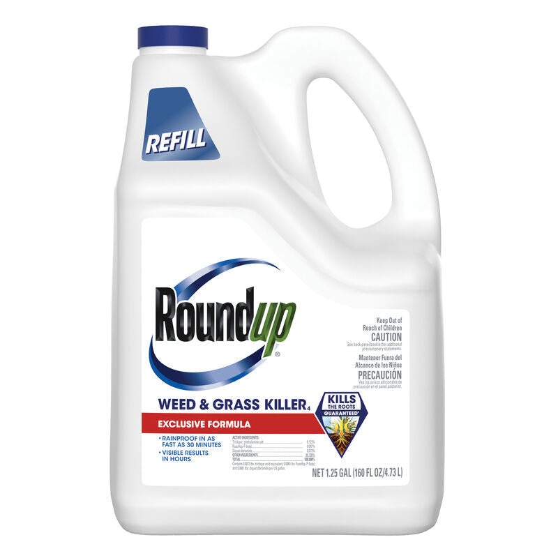 Roundup Weed & Grass Killer4 Refill 1.25 Gallon