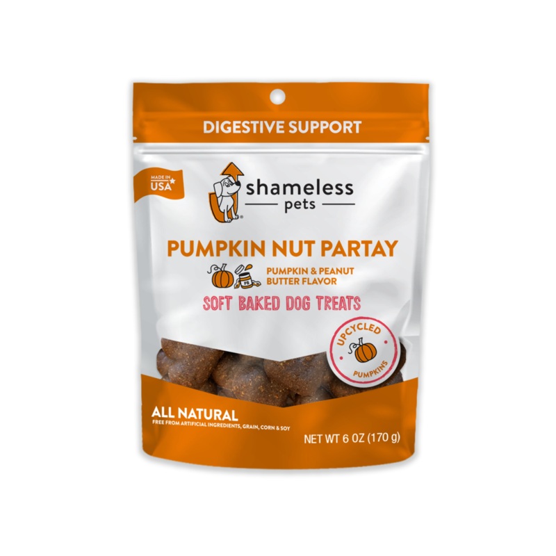 Shameless Pets Pumpkin Nut Partay Soft Baked Dog Treats
