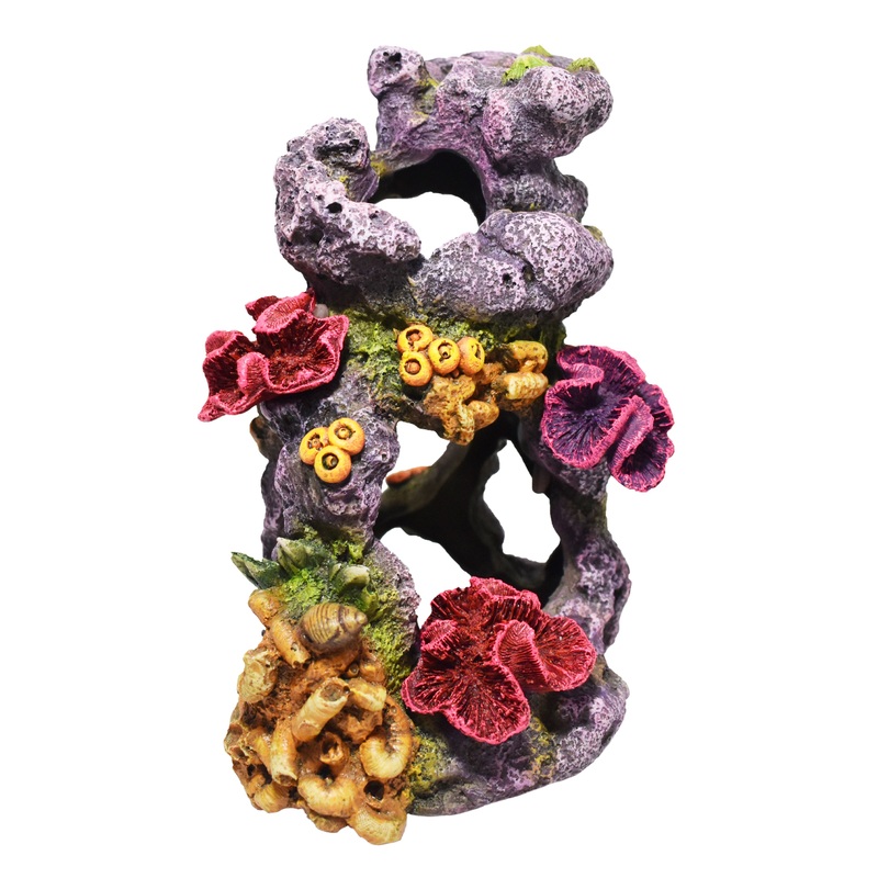 7.5″ Rock & Coral Swim Through Resin Ornament – Map Price $26.99