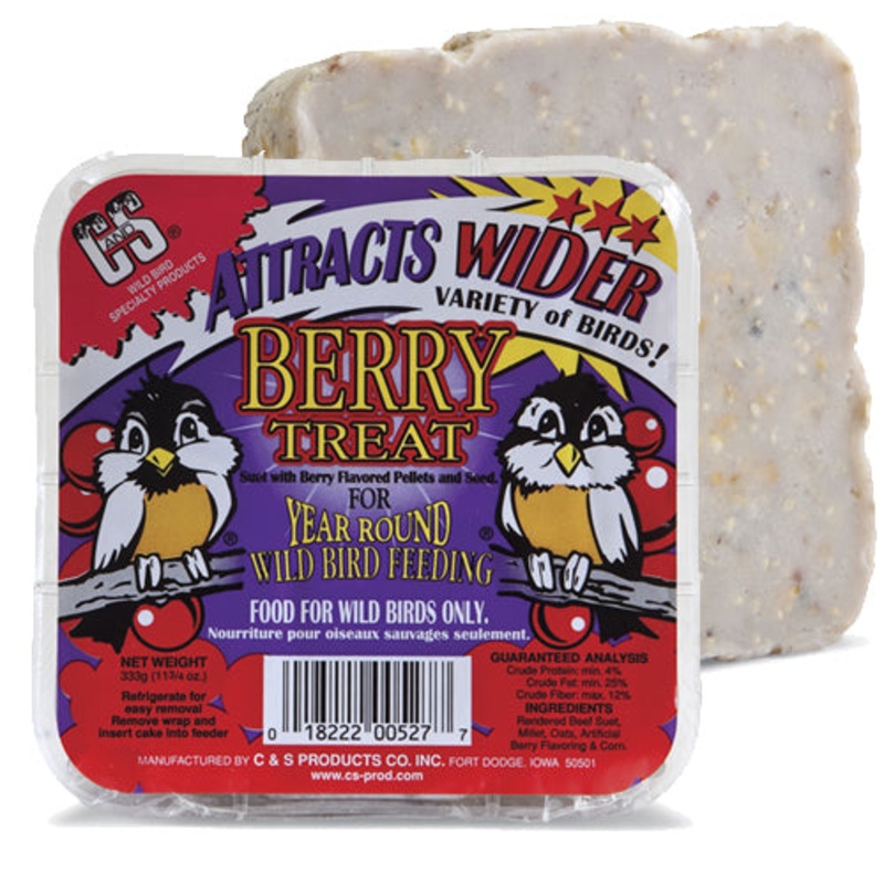 Berry Treat Suet Cakes Set of 4 Cakes