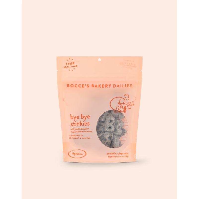 Bocce’s Bakery Bye Bye Stinkies Soft & Chewy Treats