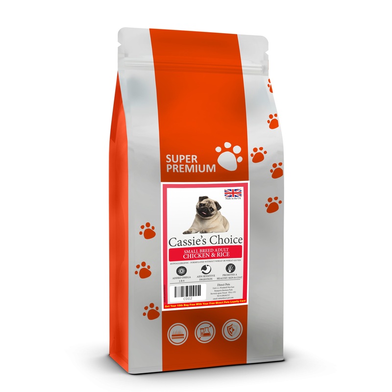 Cassie’s Choice Small Bite Adult Chicken & Rice 6Kg