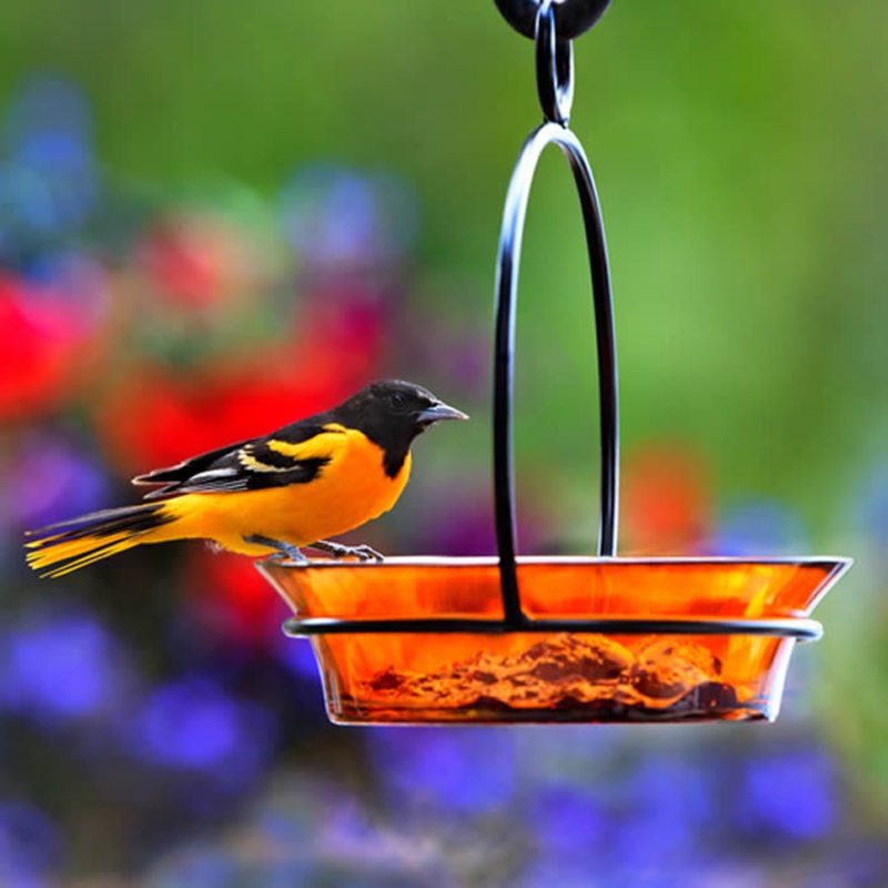 Cuban Bowl & Metal Hanger, 5 Colors to Choose Orange Bowl