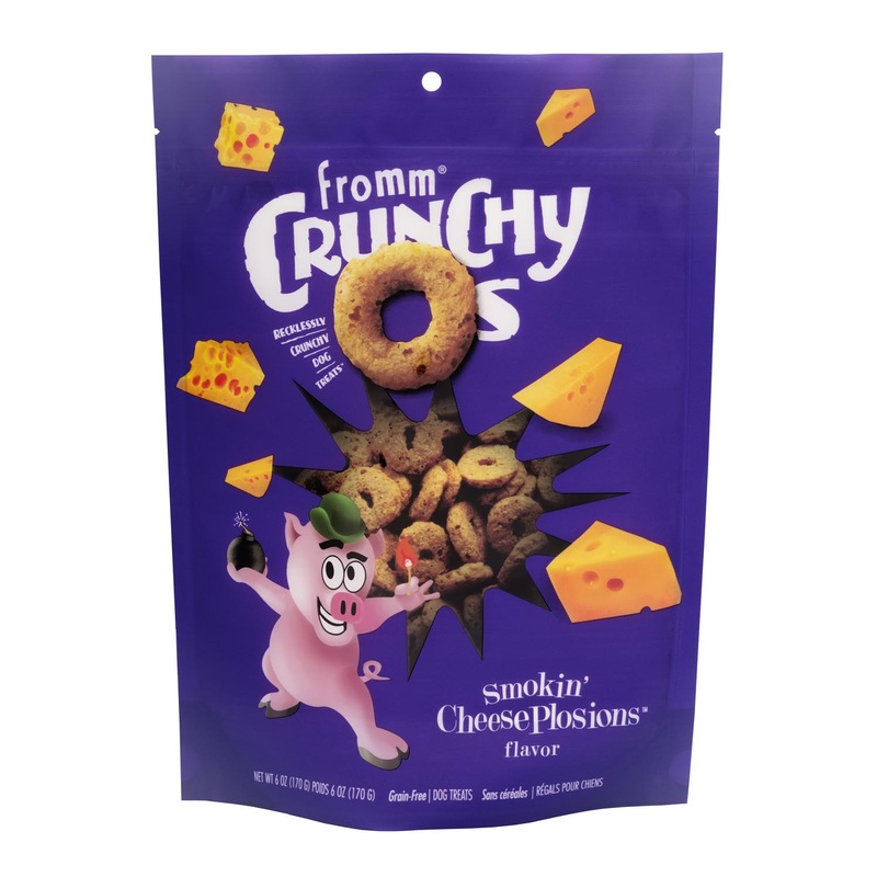 Fromm Crunchy Os Smokin’ Cheesesplosions Flavor Dog Treats 6oz