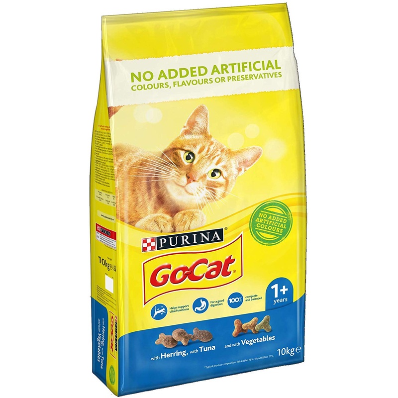 Go Cat Comp Vitality PlusTuna Herring Veg 10kg