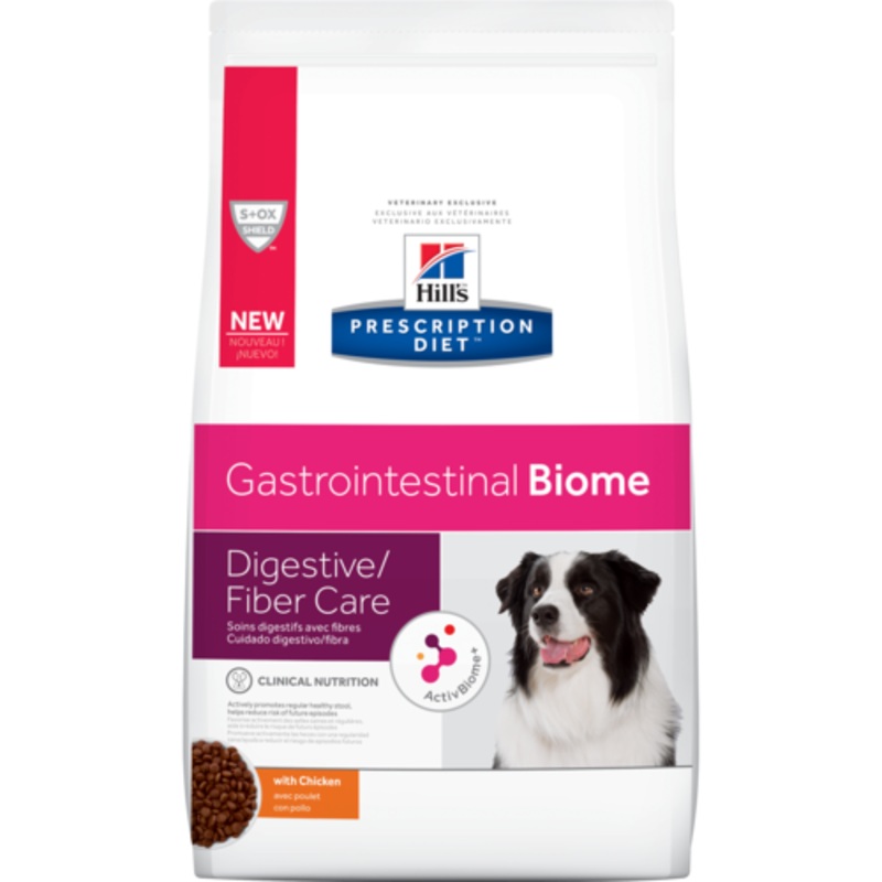 Hill’s prescription Diet Gastrointestinal Biome Digestive/Fiber Care Dry Dog Food 8-lb