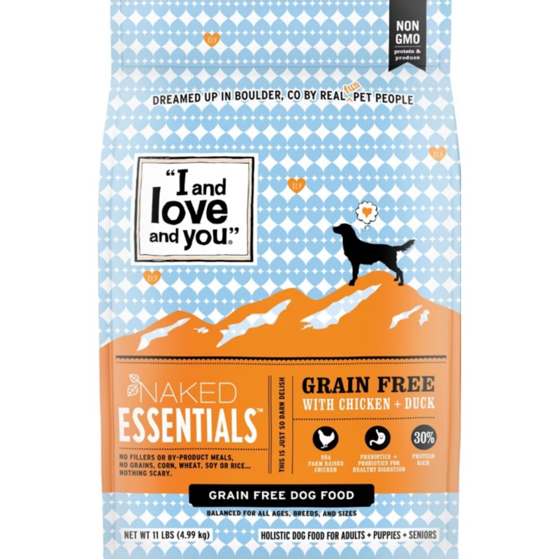 I and Love and You Grain Free Naked Essentials Chicken & Duck Dry Dog Food