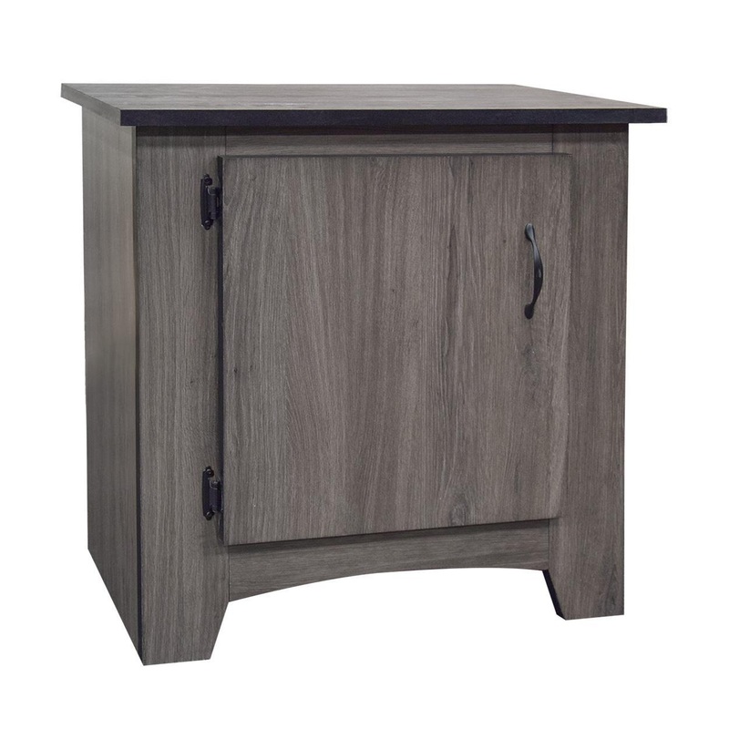 Rustic Grey Cabinet Stand 30×12