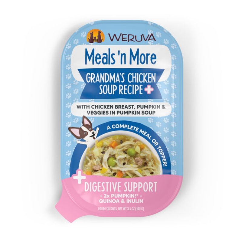 Weruva Meals ‘n More Grandma’s Chicken Soup Recipe Plus with Chicken Breast, Pumpkin & Veggies in Pumpkin Soup