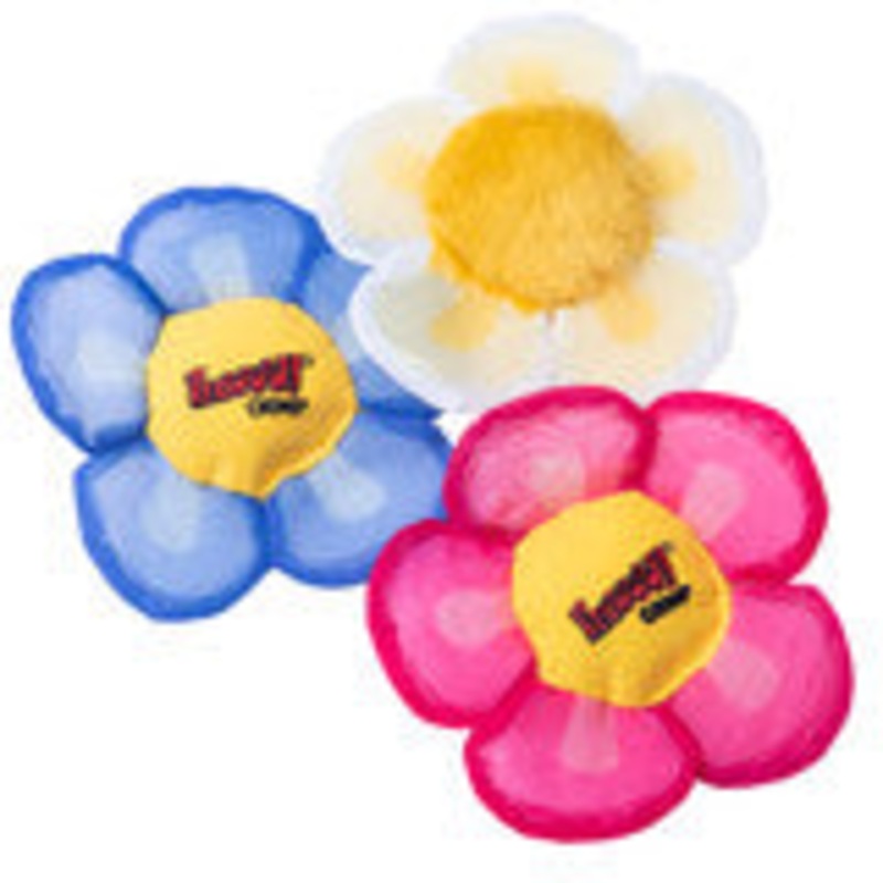 Yeowww! Daisy’s Flower Tops Cat Toys White