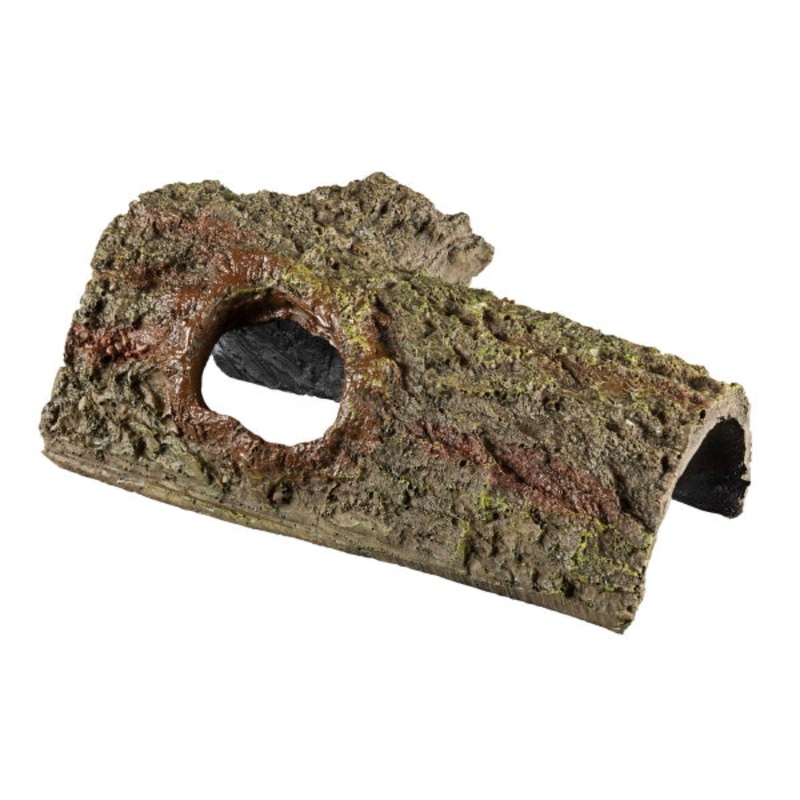 Bark Bends Naturalistic Artificial Wood Reptile Hideout Medium