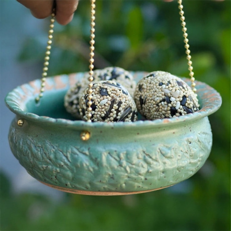 Bluebird Cafe Bird Feeder, 3 Colors to Choose Sage Green
