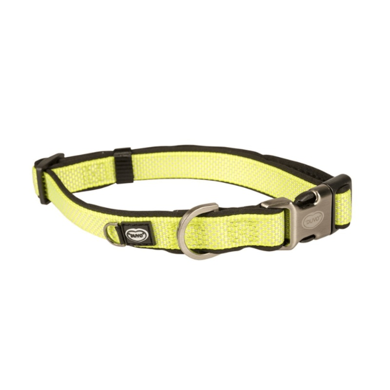 Duvo – Explor North Dog Collar Neon Yellow (S-L-XL) Small
