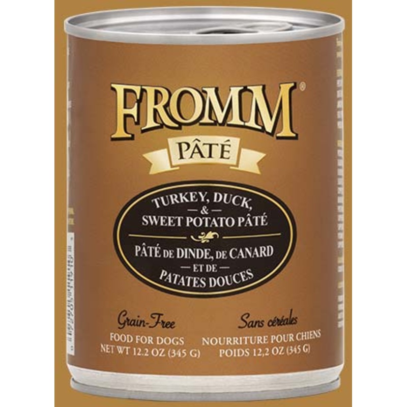 Fromm Turkey, Duck, & Sweet Potato Pate Single 12oz