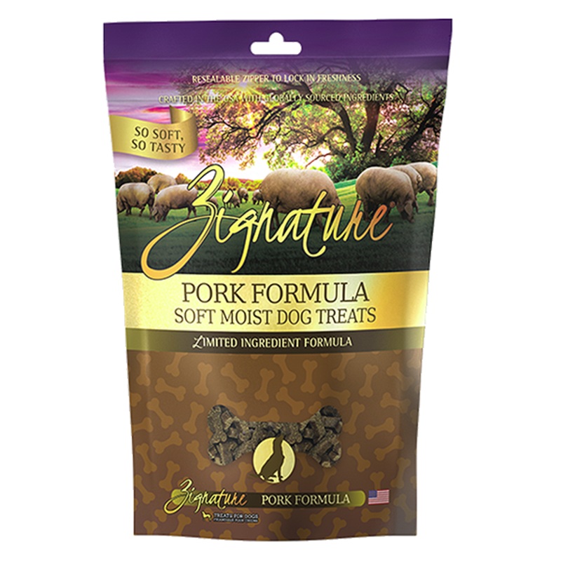 Pork Formula Limited Ingredient Soft Moist Grain-Free Training Dog Treats 4oz