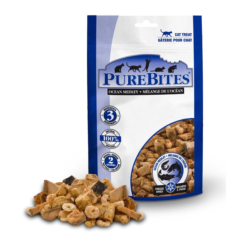 Purebites Freeze Dried Cat Treats – Ocean Medley 22g
