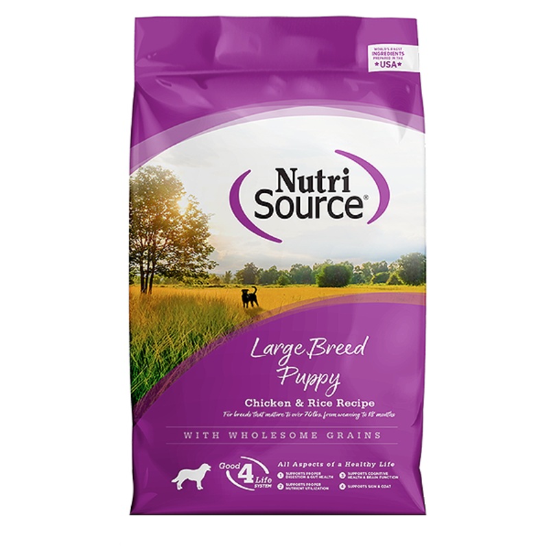Chicken & Rice Recipe Large Breed Puppy Dry Dog Food 26 Pounds