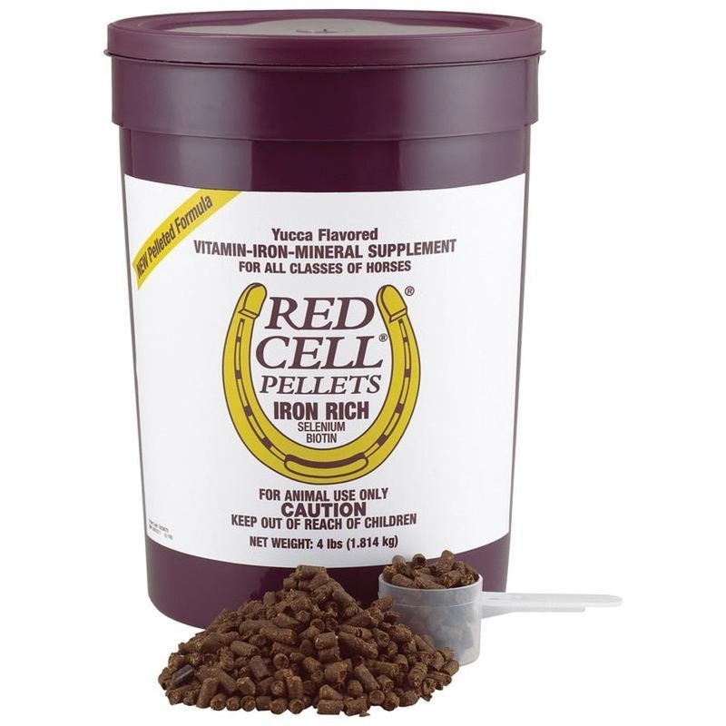 HORSE HEALTH PRODUCTS RED CELL PELLET IRON SUPPLEMENT FOR HORSES 4 LB