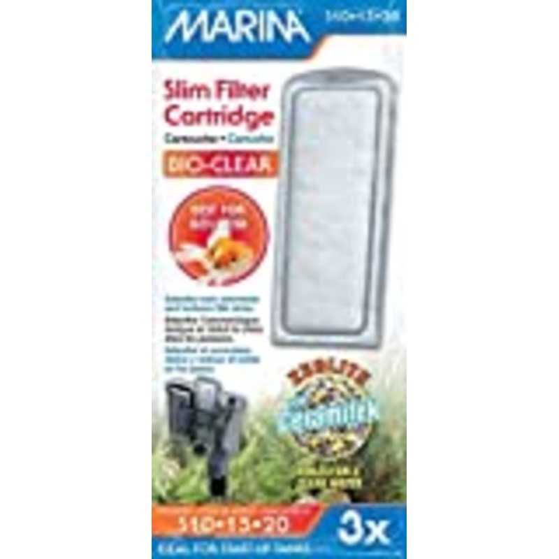 Marina Slim Filter Zeolite Cartridge 3pk