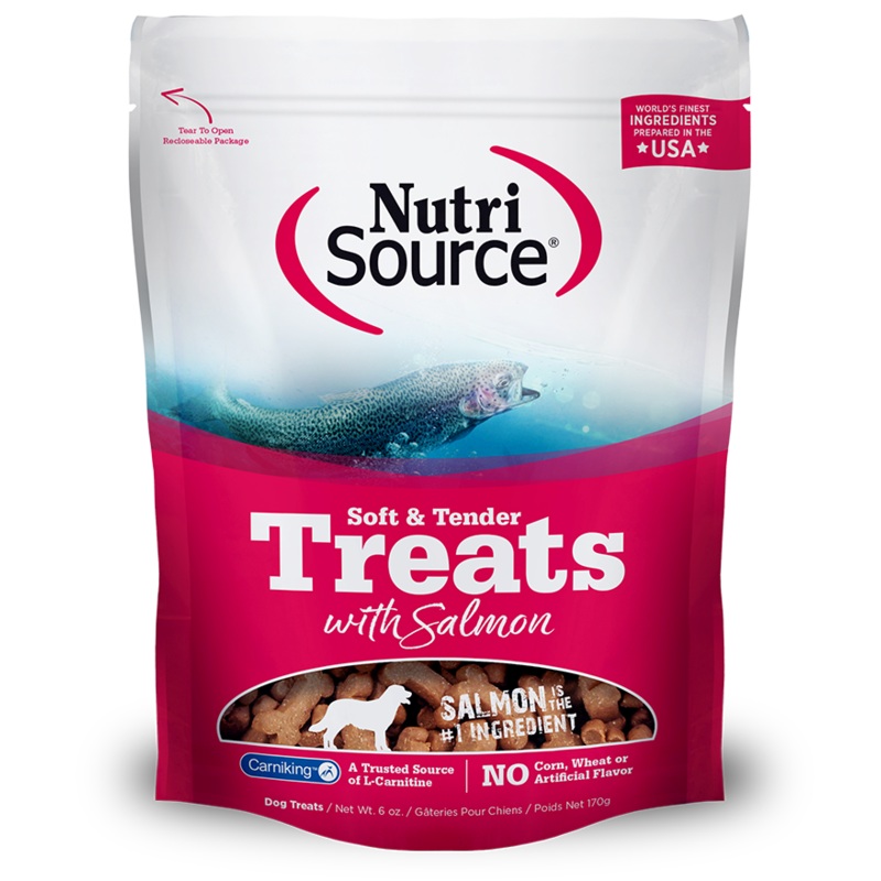 NutriSource Dog Treat Soft Tender Salmon