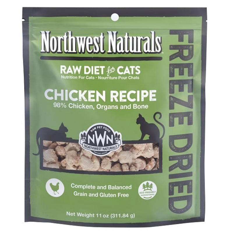 NW Naturals Freeze Dried Chicken Recipe-Cat 11 oz