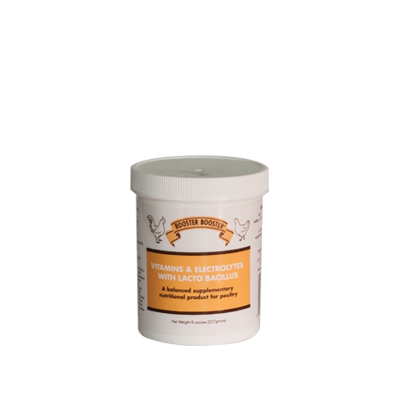 Rooster Booster Vitamins and Electrolytes with Lactobacillus 8 Oz
