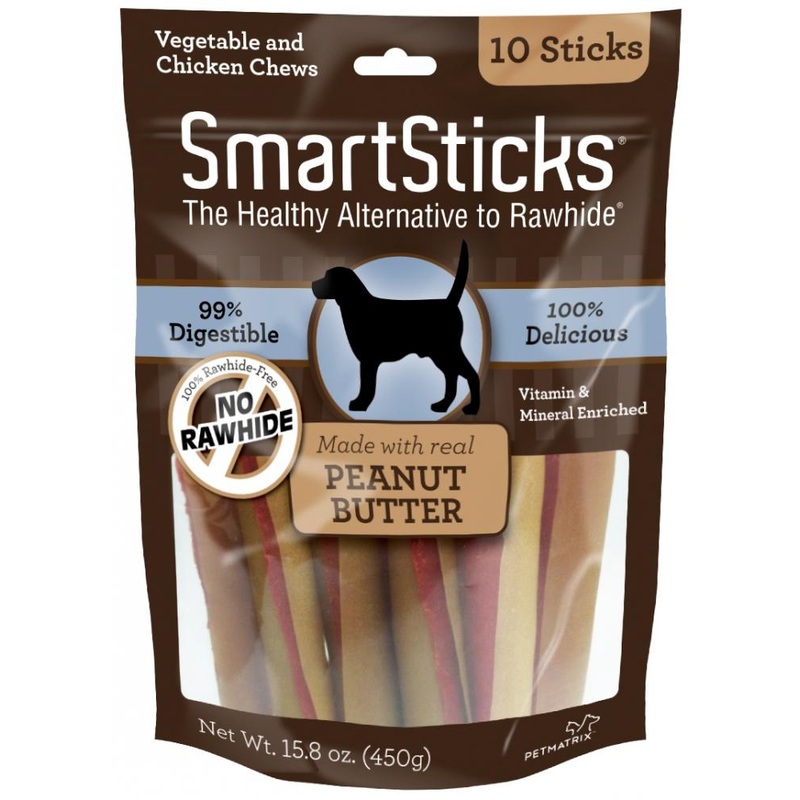 SmartBones SmartSticks Peanut Butter Chews Dog Treats