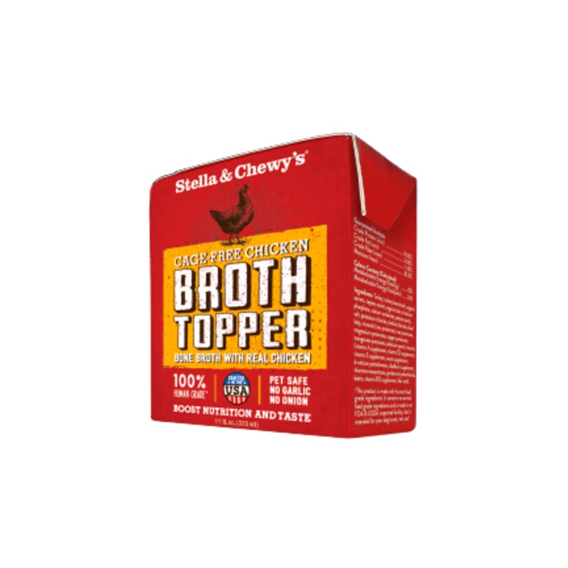Stella and Chewy’s Chicken Bone Broth Dog Food Topper 11 oz