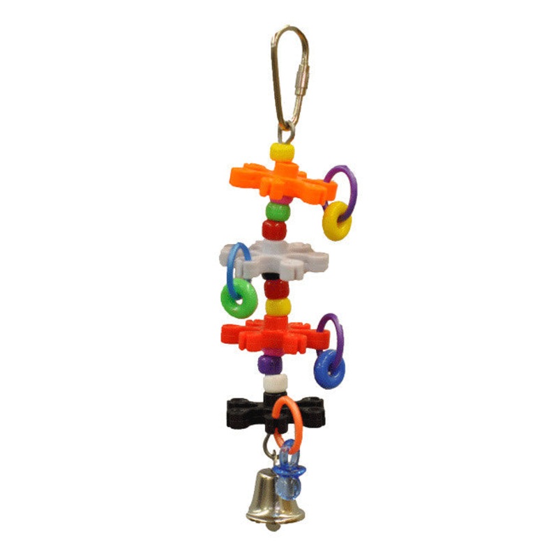 A & E Happy Beaks Tiny Rings & Stars Bird Cage Accessory