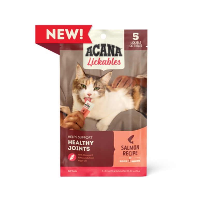 ACANA Lickables Salmon Recipe Cat Treats 2.5 oz (5 pk)