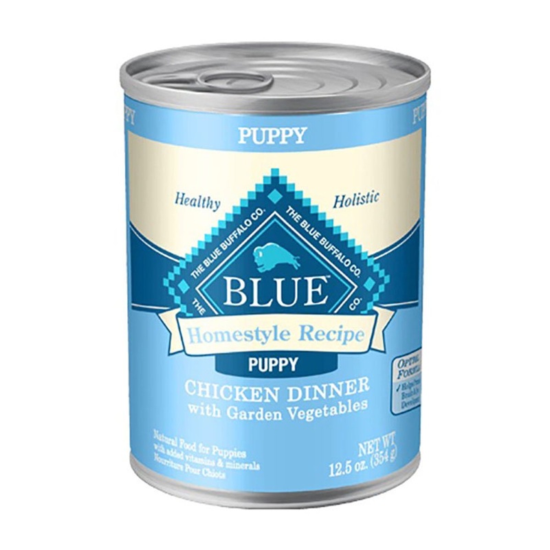 Blue Buffalo Homestyle Recipe with Garden Vegetables Canned Puppy Food Chicken Dinner (12.5 oz) [12 count]