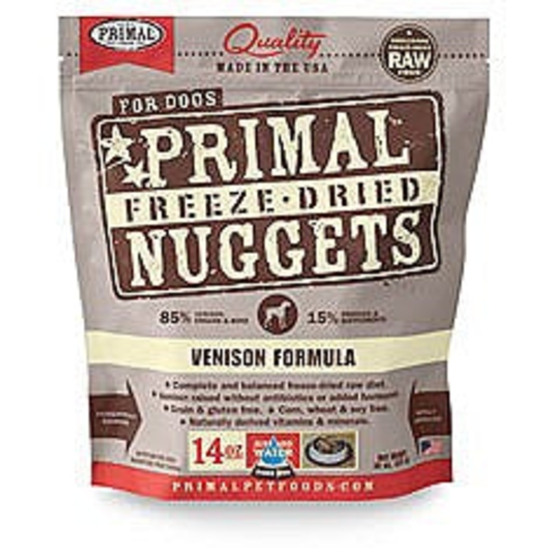 Primal Venison Freeze Dried Dog Food 5.5 oz