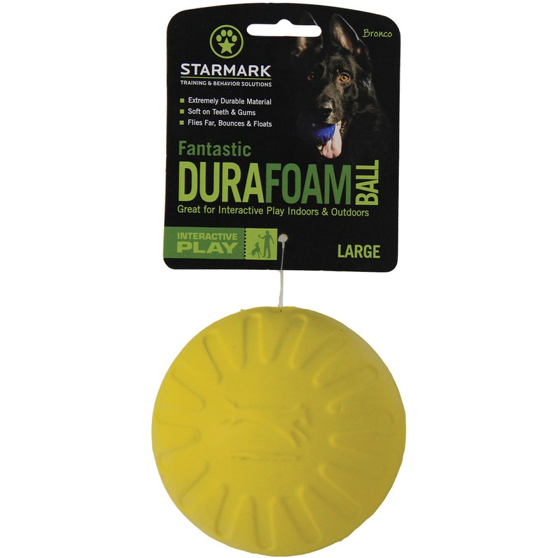 STARMARK DOG TOY FANTASTIC DURAFOAM BALL MEDIUM