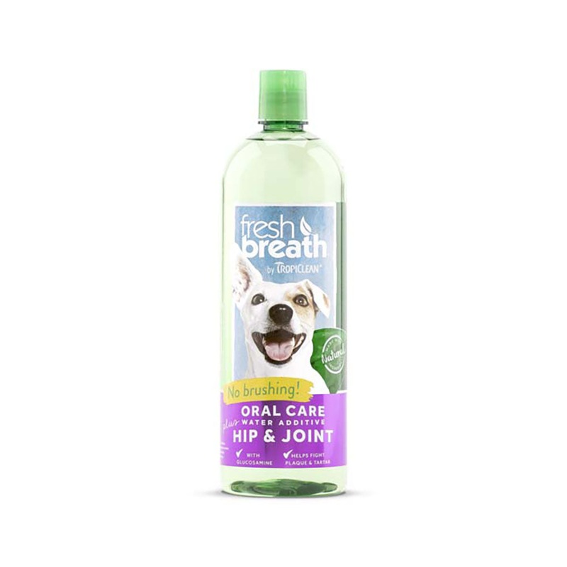 Tropiclean Oral Care Water Additive Plus Hip & Joint for Dog 33 Oz
