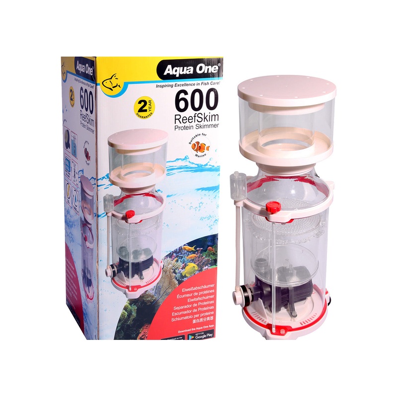 Aqua One ReefSkim 600 Protein Skimmer 1400LH Up To 600L Tank