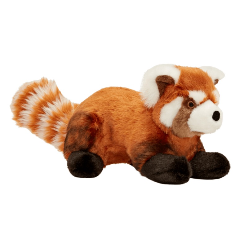 Fluff & Tuff Archie Red Panda Plush Dog Toy 12 in