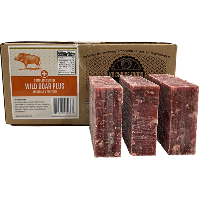 *In Store Only* K9 Choice Frozen – Wild Boar Plus 3lb