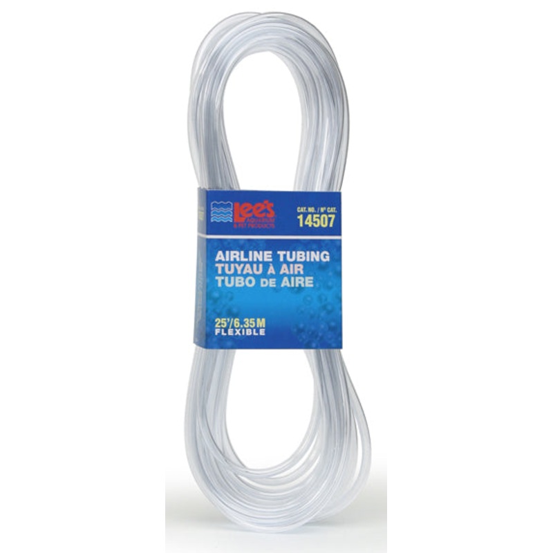 Lee’s Aquarium & Pet Products Airline Tubing, 25′ Standard