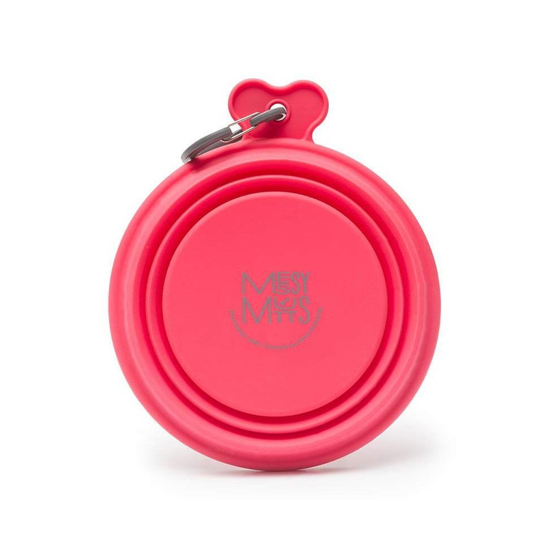 Messy Mutts Silicone Collapsible Watermelon Dog Bowl Large 3 Cups