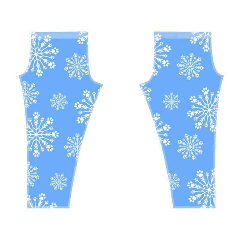 Paw Snowflake Leggings Extra Small (XS)
