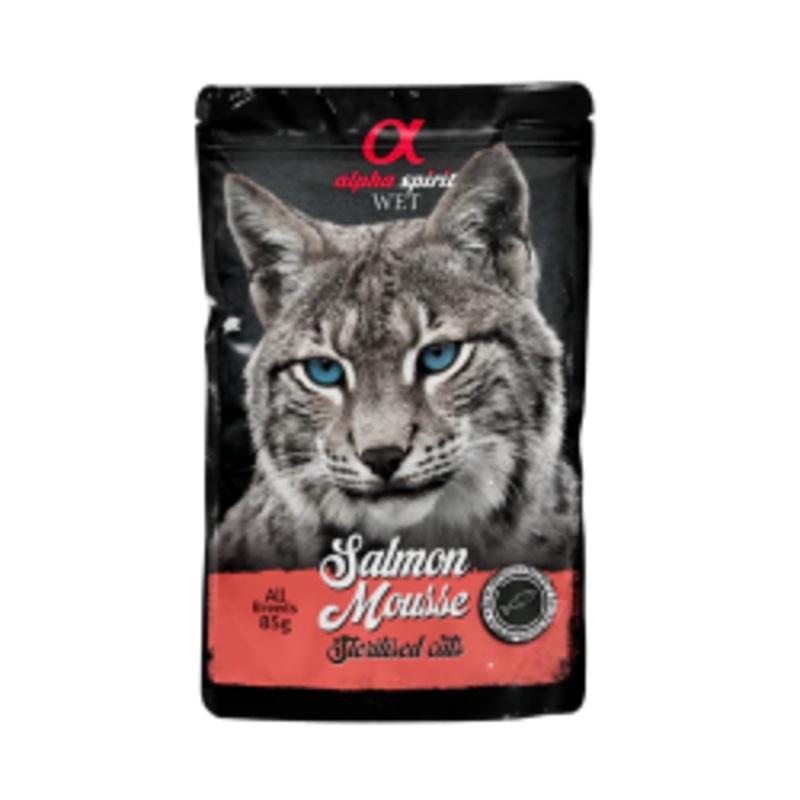 Salmon Mousse for Sterilized Cats, 24 x 85 g Pouches