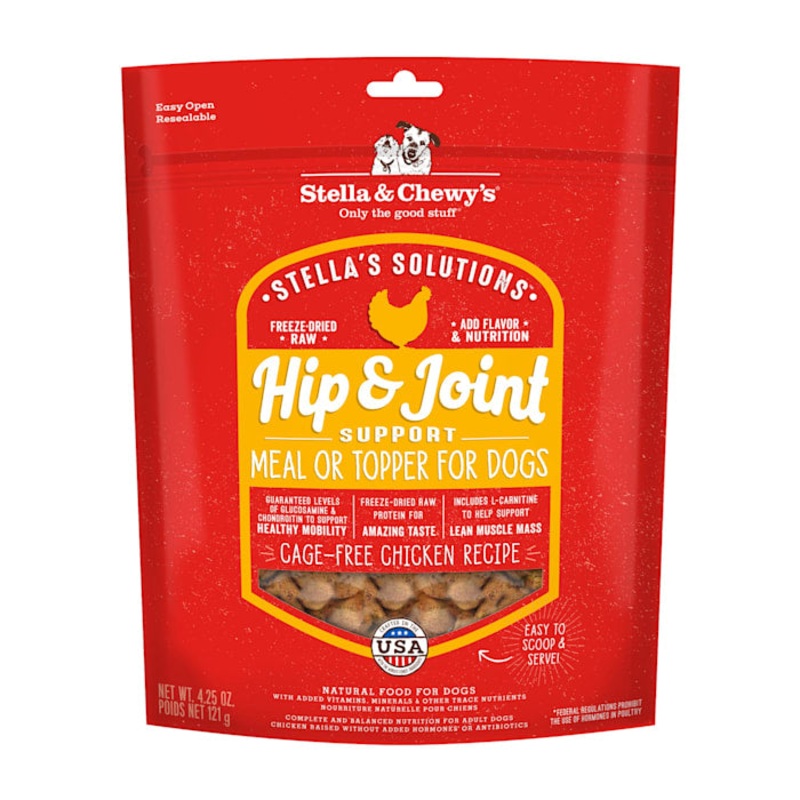 Stella & Chewy’s Hip & Joint Boost Cage-Free Chicken Dinner Morsels Dry Dog Food, 4.25 oz.