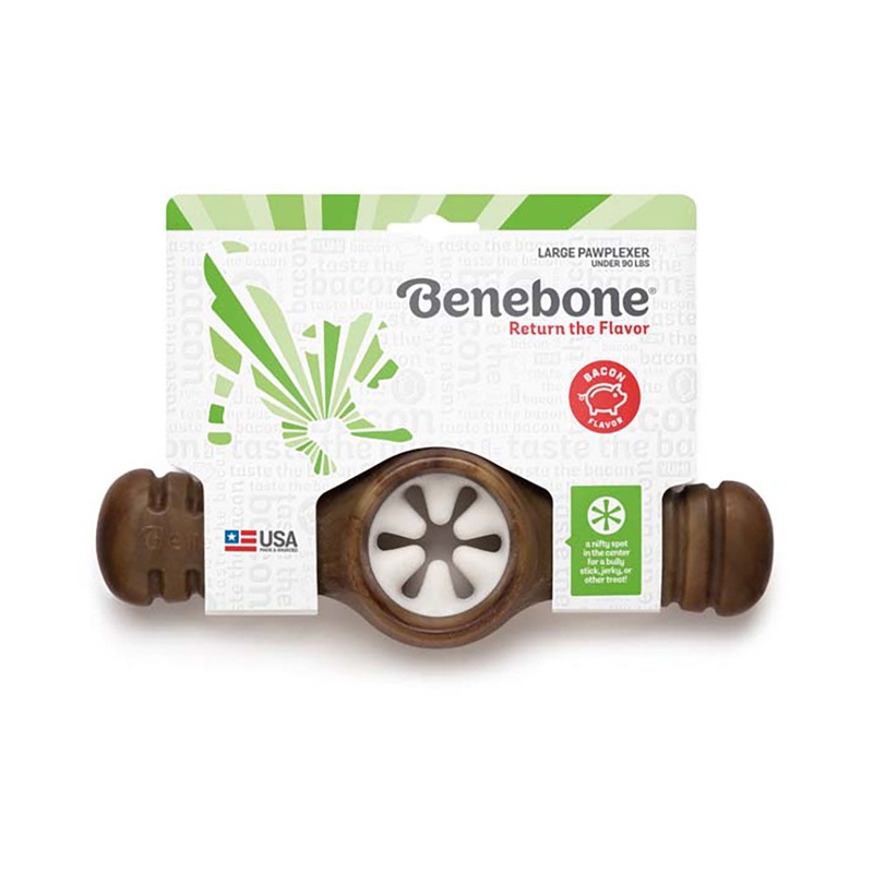 Benebone Bacon Flavored Pawplexer Dog Chews Large 8.4 Oz