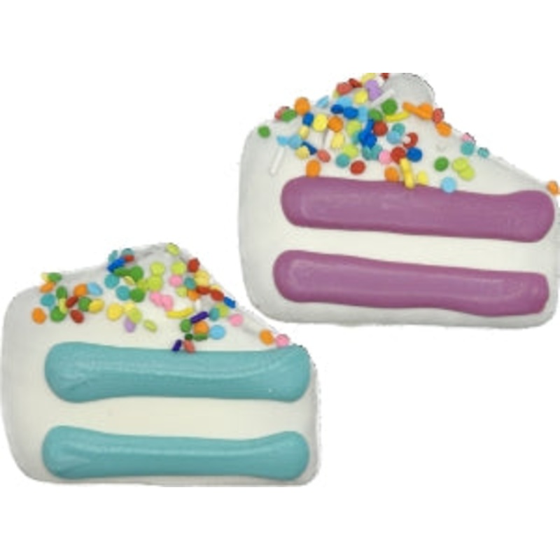 Birthday Cake Slice Dog Cookie